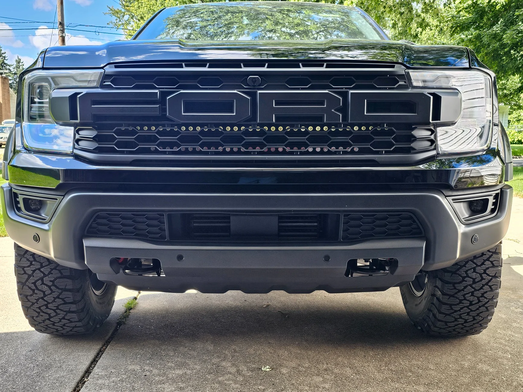 Ford Ranger Dual Hidden Light Bars for the Ranger Raptor—See the Difference After Dark 20250906_115154