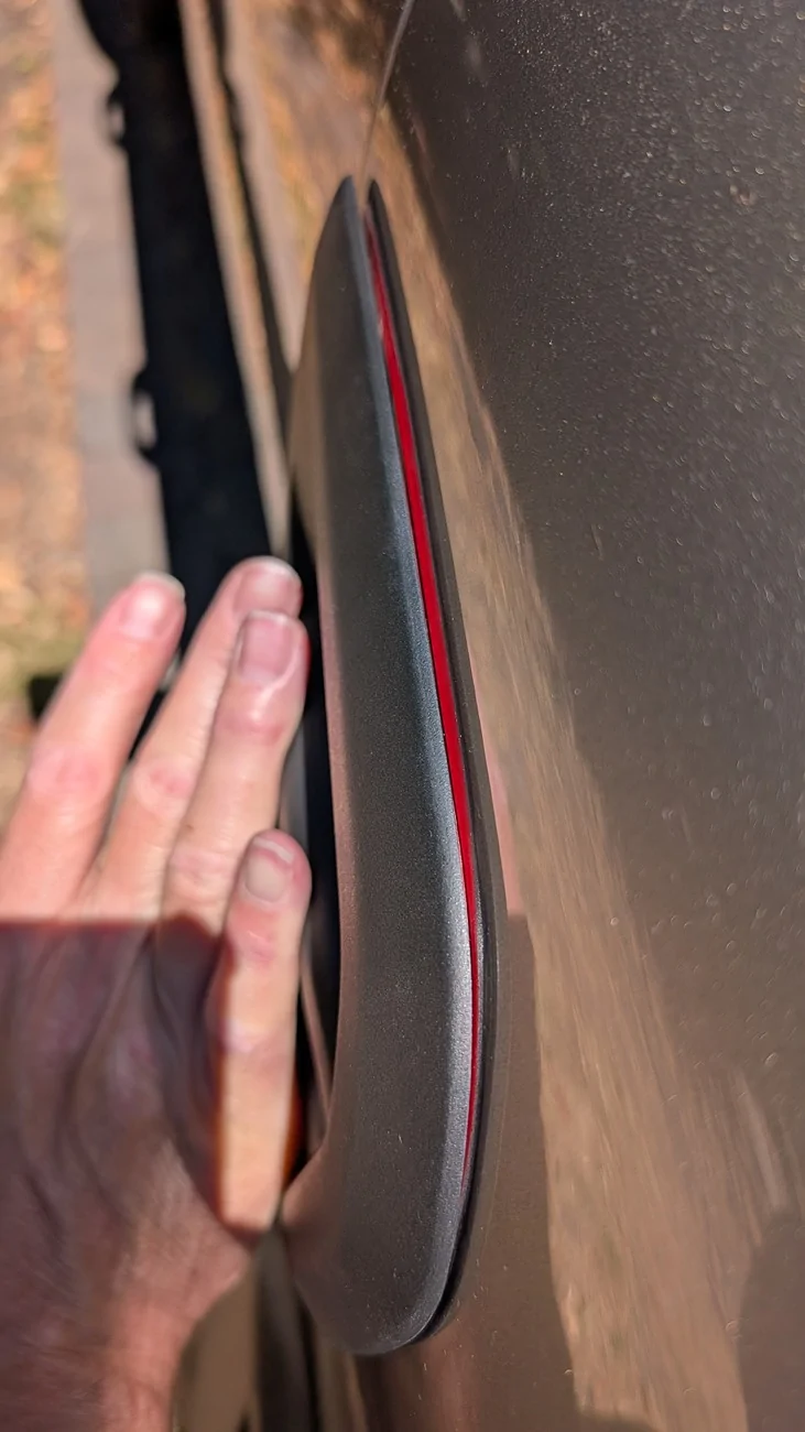 Ford Ranger Warning- Air Design Fender Vents #F041A18 PXL_20260706_190335056