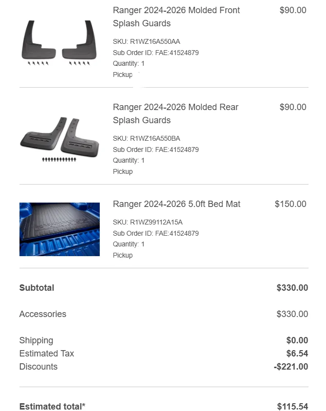 Ford Ranger Rookie Ranger Owner's Learning Log Order1