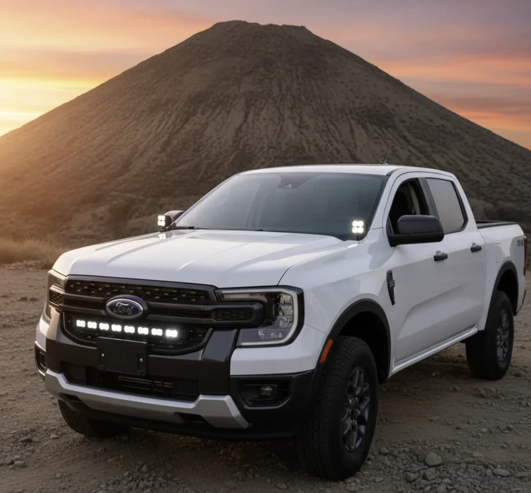 Ford Ranger Hidden Behind the Grille, Serious Light Ahead 2024+ Ford Ranger 30in Light Bar PRO 1
