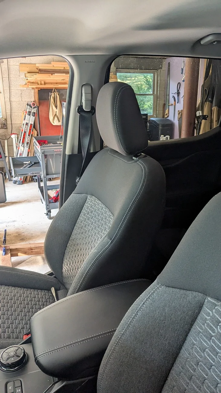 Ford Ranger Finally bent the headrests - night and day difference! PXL_20260812_141210549
