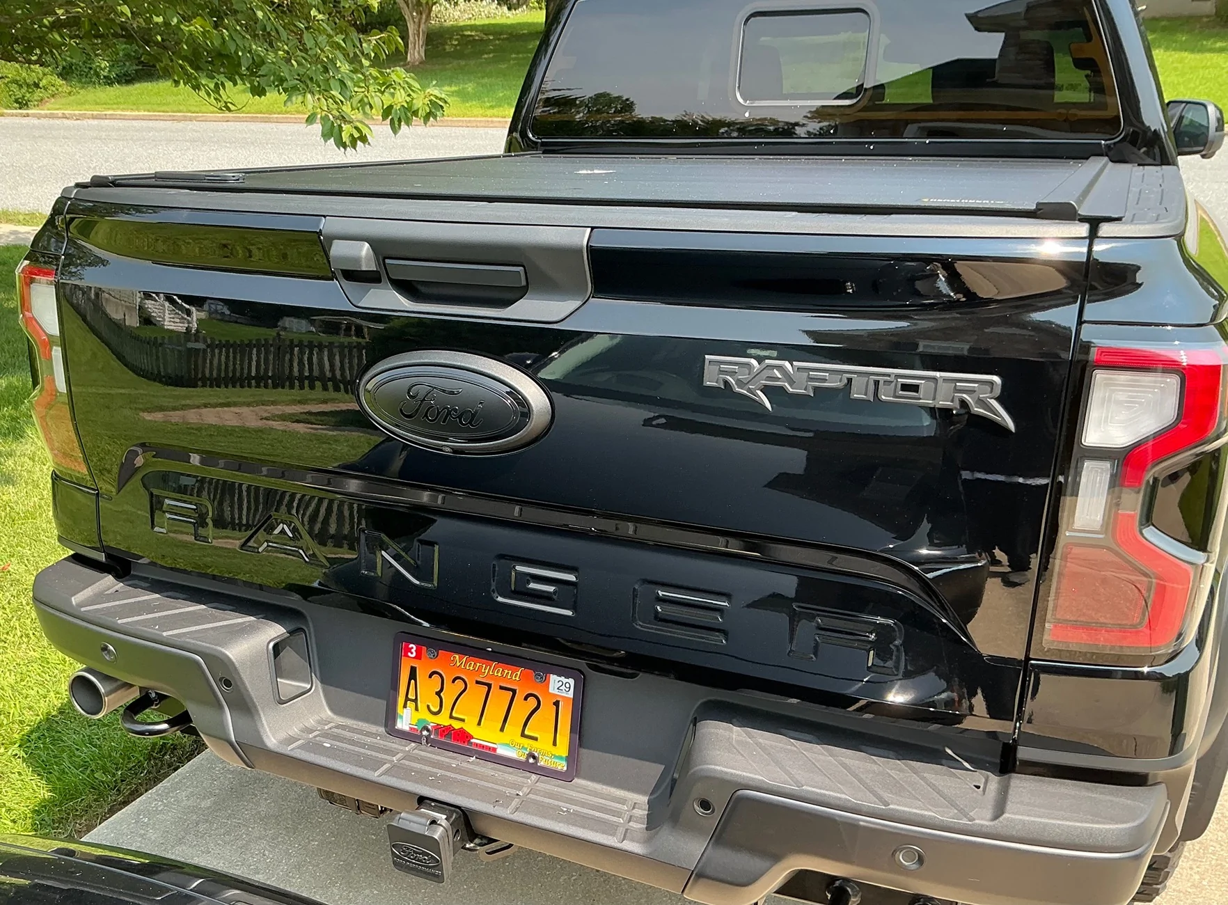 Ford Ranger Emblem City Ranger Raptor Rear Tailgate Oval IMG_3671