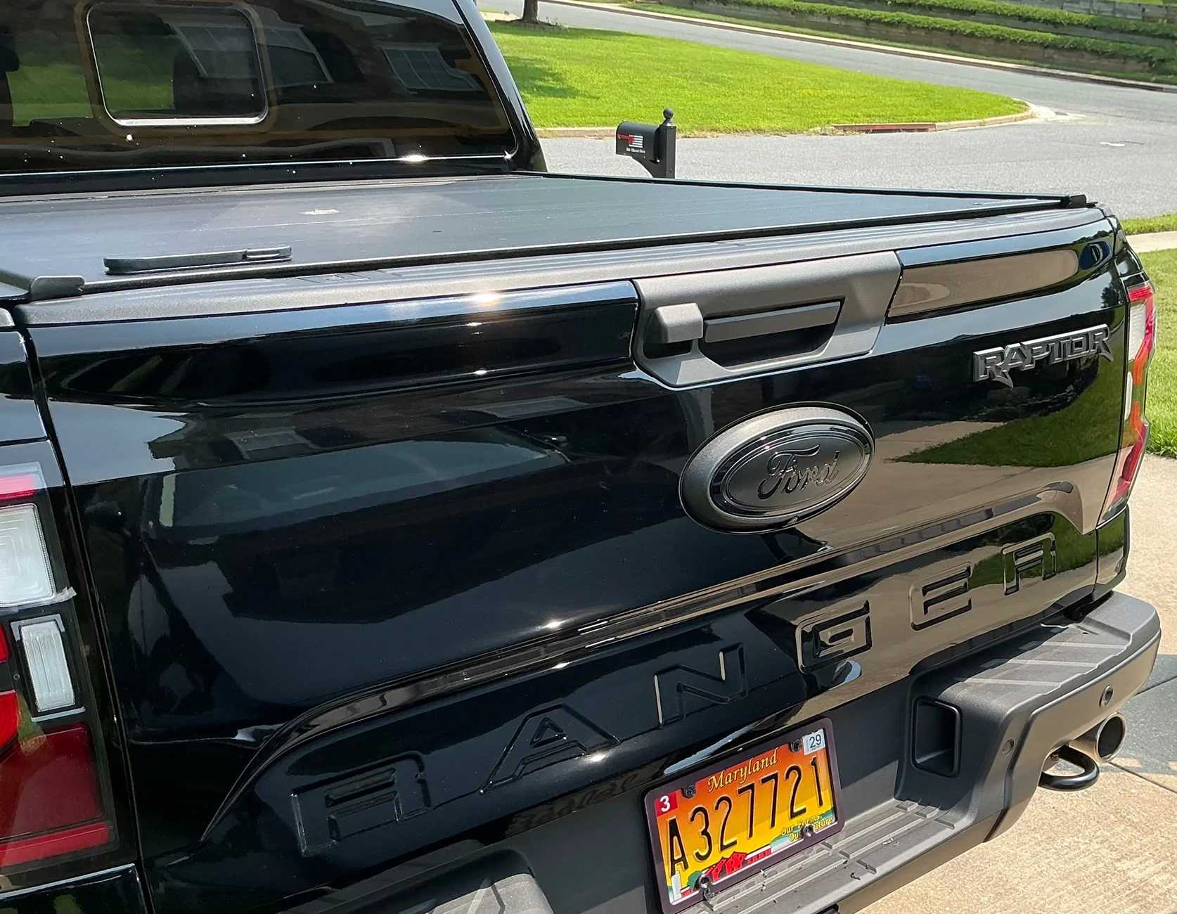 Ford Ranger Emblem City Ranger Raptor Rear Tailgate Oval IMG_3675
