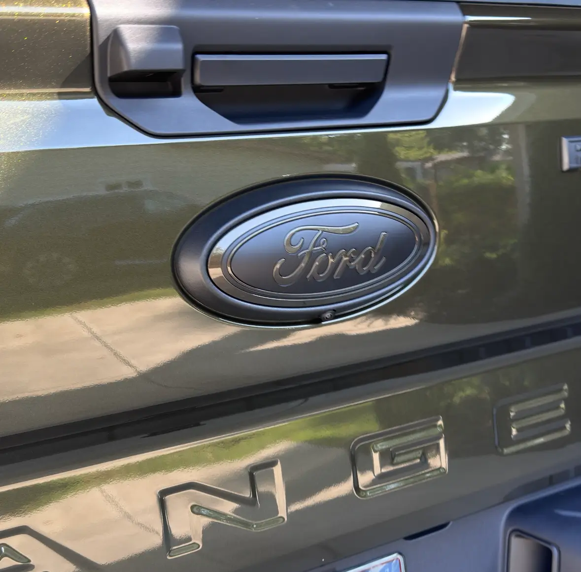 Ford Ranger Emblem City Ranger Raptor Rear Tailgate Oval 1786556396656-2l