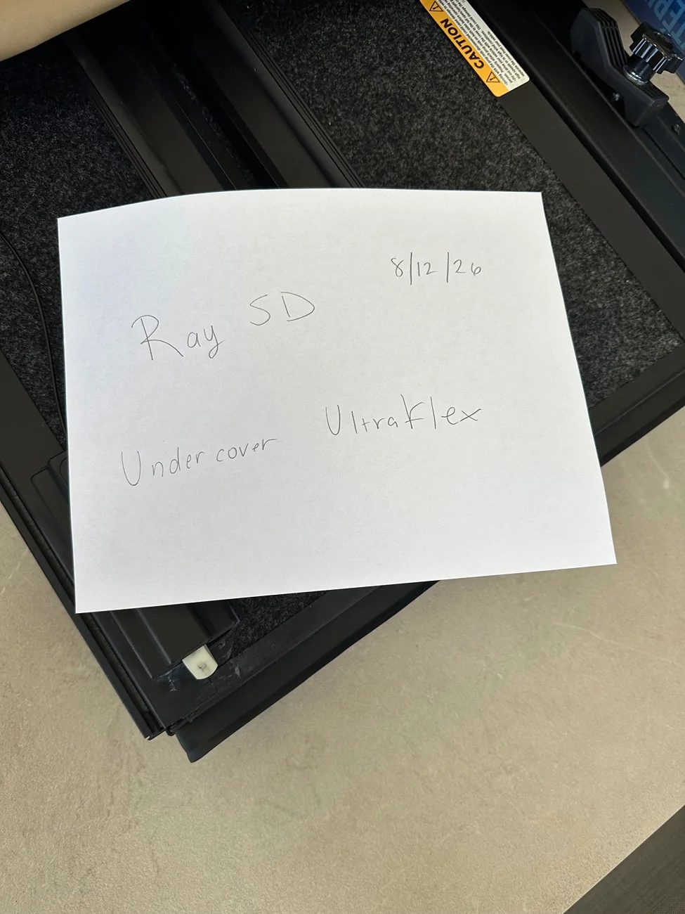 Ford Ranger Undercover Ultra Flex Hard Folding Tonneau Cover 2024-25 SD,CA IMG_5943