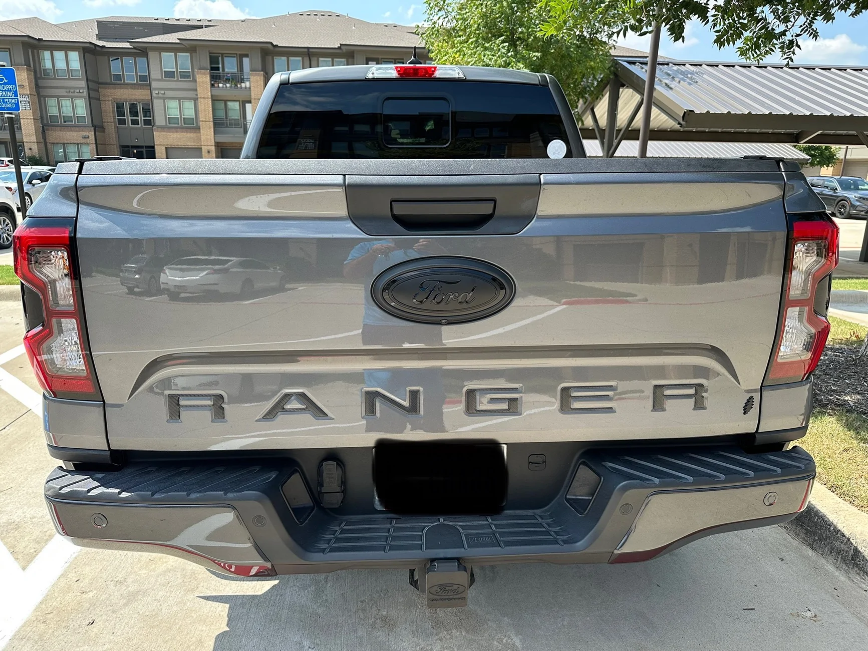 Ford Ranger Emblem City Ranger Raptor Rear Tailgate Oval IMG_0610