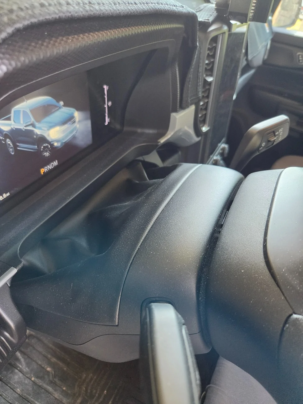 Ford Ranger Steering column shroud crooked, goes loose when adjusting wheel 20260813_165345