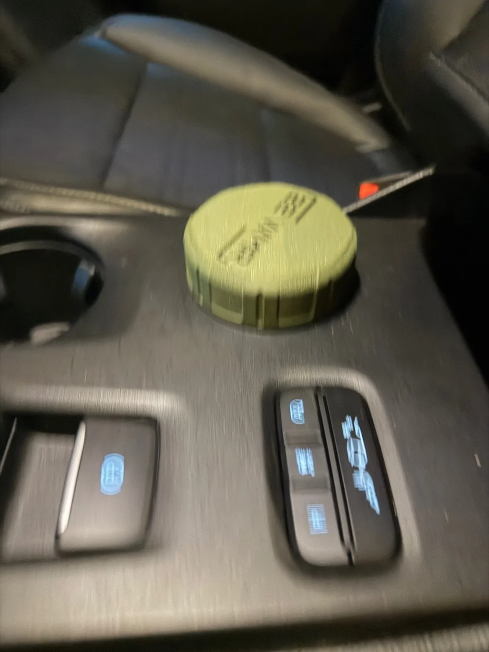 Ford Ranger Drive mode round dial cover. IMG_2783
