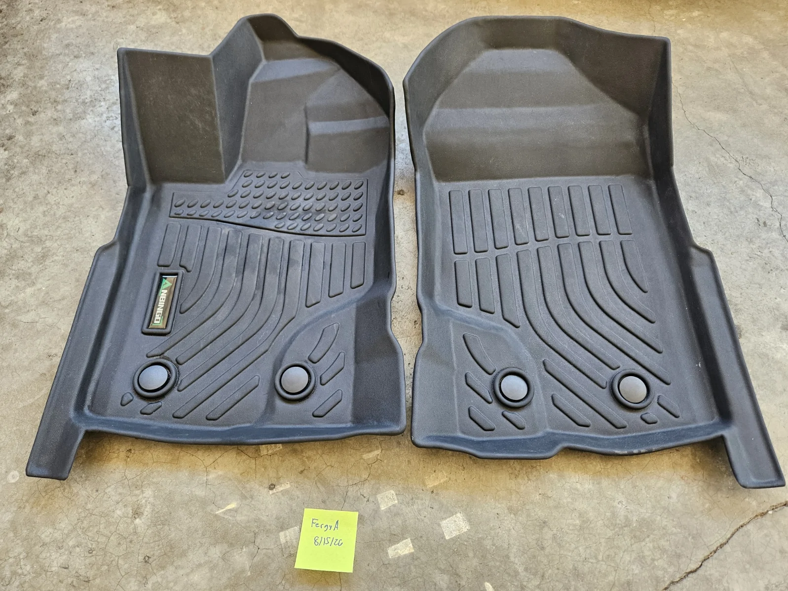 Ford Ranger Rubber Mats, Front Only - $20 20260815_135120