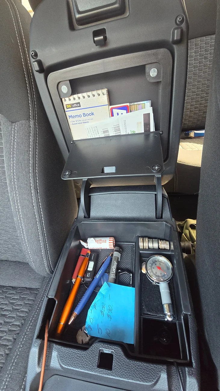 Ford Ranger *REVIEW* Muslogy, Cup Insert, Center Console Hidden Organizer 20260817_103818