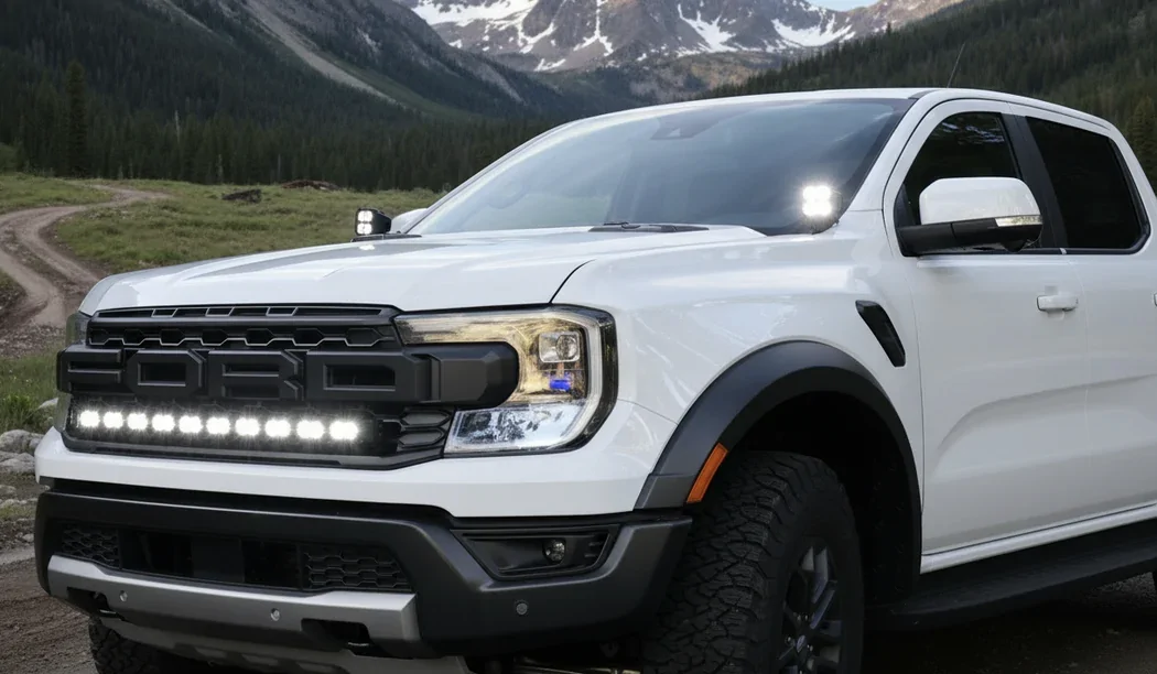 Ford Ranger See More Beyond the Headlights: Ditch Lights PRO for the Ranger Raptor 2024+ Ford Ranger Raptor Ditch Lights PRO 3