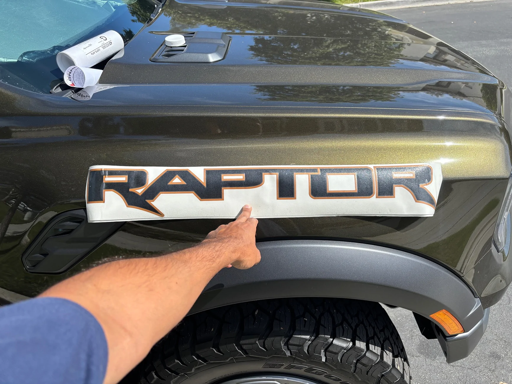 Ford Ranger Shelter Green Raptor Bed Decals...Thoughts? IMG_2469