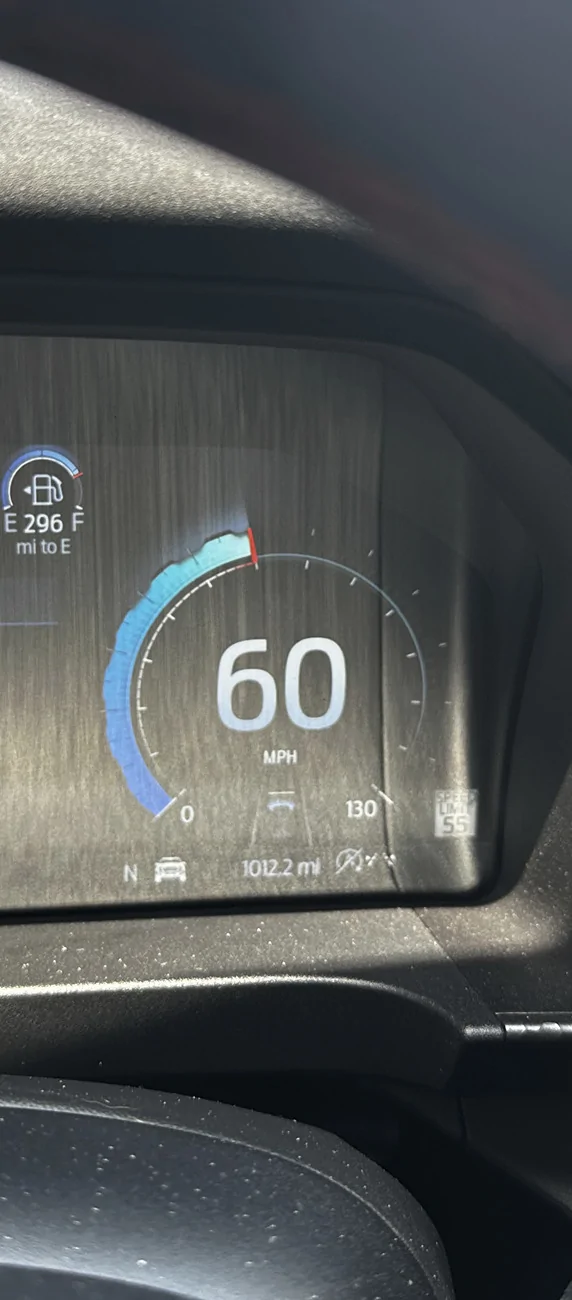 Ford Ranger Tracking Bar on RPM and Speedo gauges IMG_2093