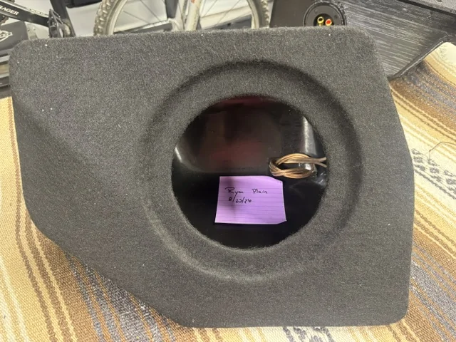 Ford Ranger Underseat Subwoofer boxes IMG_4528