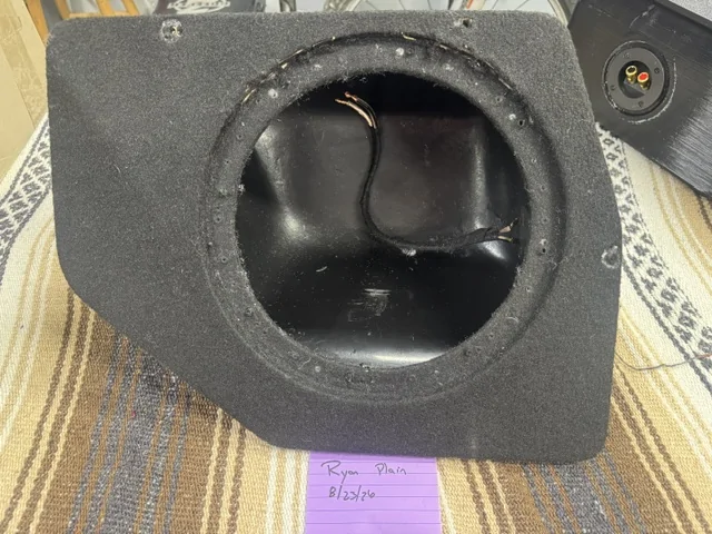 Ford Ranger Underseat Subwoofer boxes IMG_4524