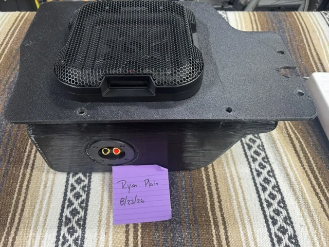 Ford Ranger Underseat Subwoofer boxes IMG_4530