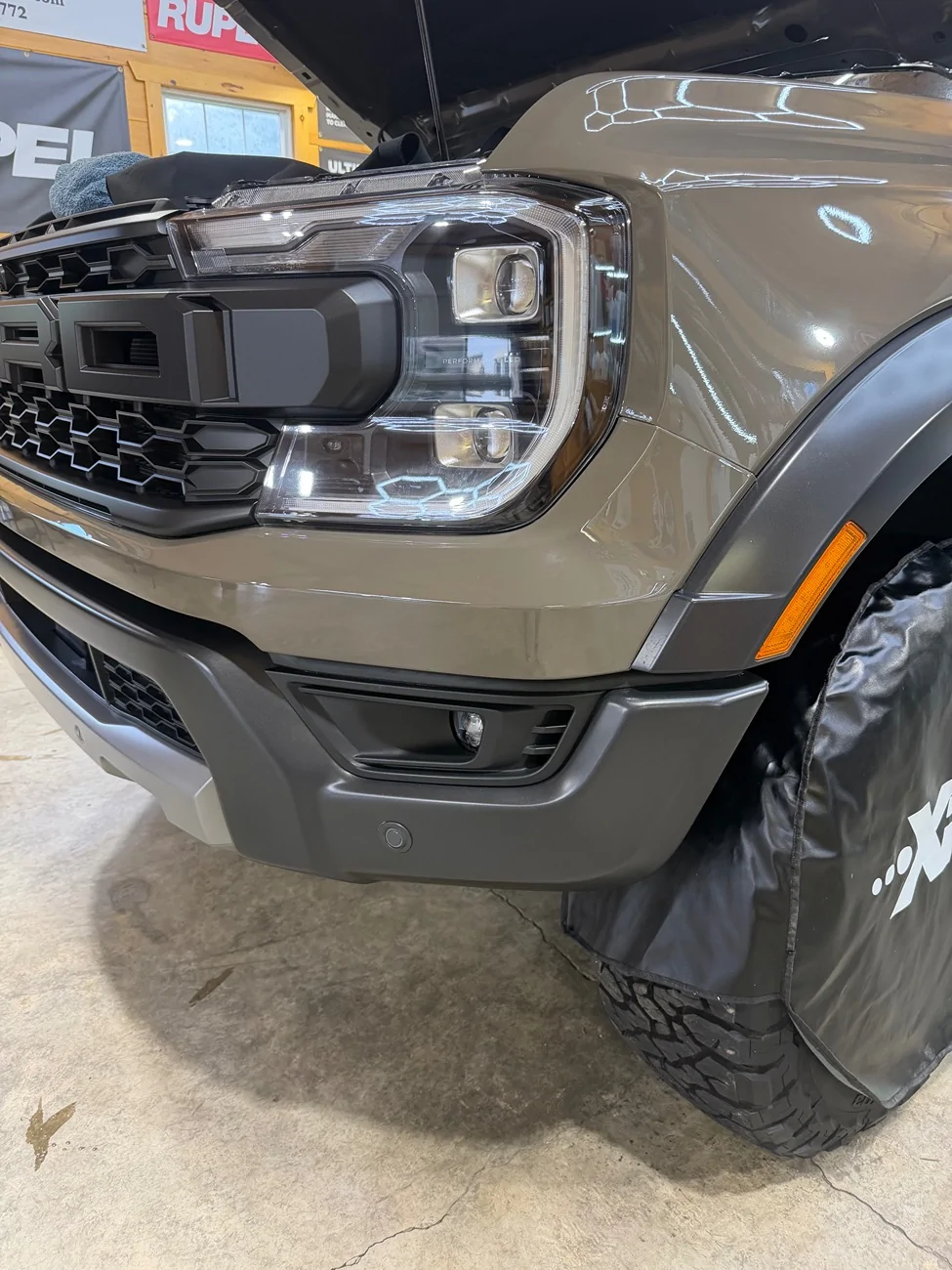 Ford Ranger XPEL PPF install on my 25 Marsh Gray Ranger Raptor IMG_1557