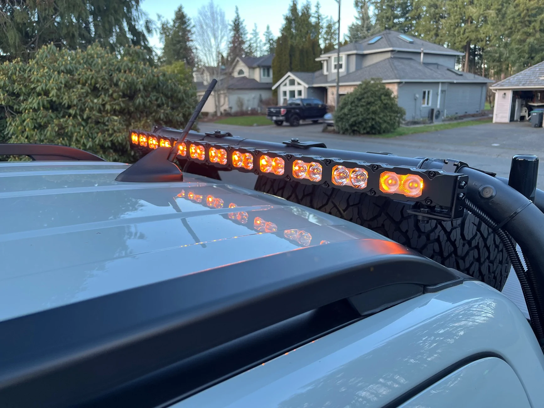Ford Ranger F-150 Side Vent Lights installed on Ranger Raptor IMG_8220