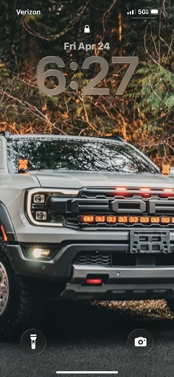 Ford Ranger F-150 Side Vent Lights installed on Ranger Raptor IMG_8325