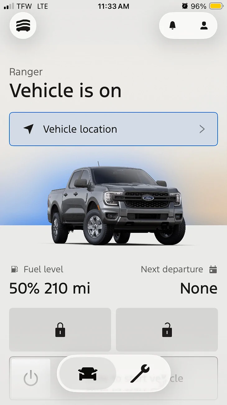 Ford Ranger Fuel Gauge Level, Is this normal? IMG_0532
