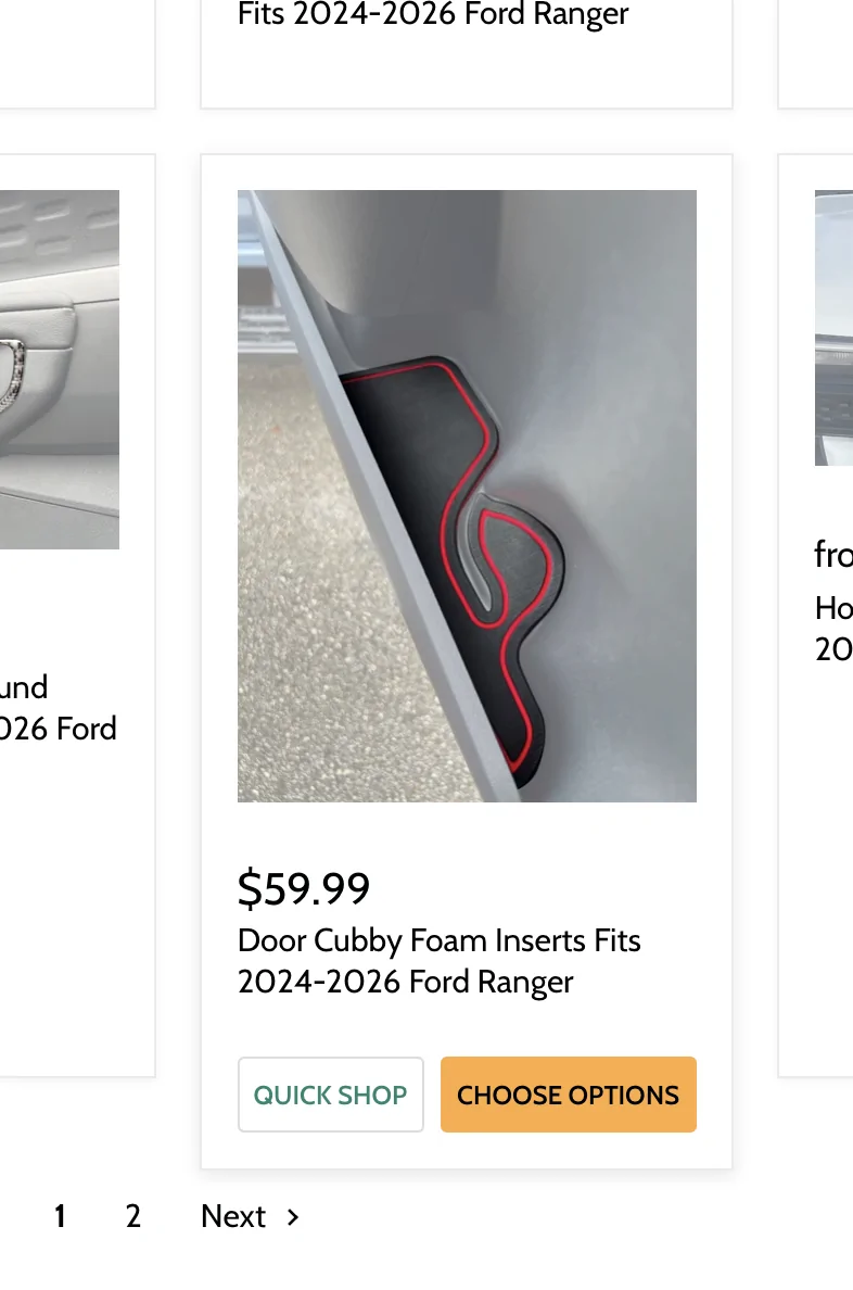 Ford Ranger Door Pocket Liner Screenshot 2026-08-30 at 6.44.35 AM