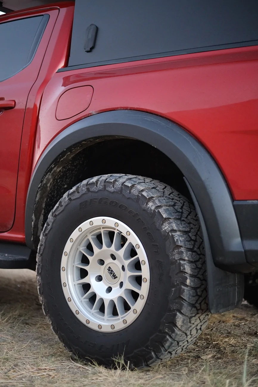 Ford Ranger Opinion on machined silver wheels on hot pepper red metallic? 2L7A6756