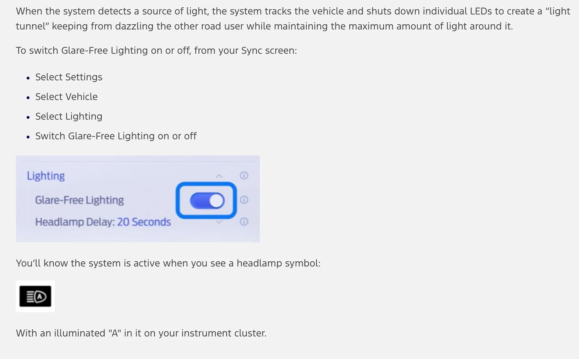Ford Ranger Forscan Glare Free high beam help IMG_0012