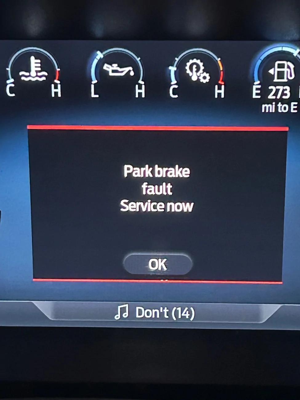 Ford Ranger Brake System Fault IMG_6032