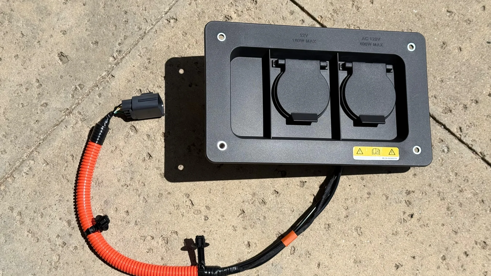 Ford Ranger 2025 Ranger - Bed 12 Volt Outlet - Final Update IMG_0879