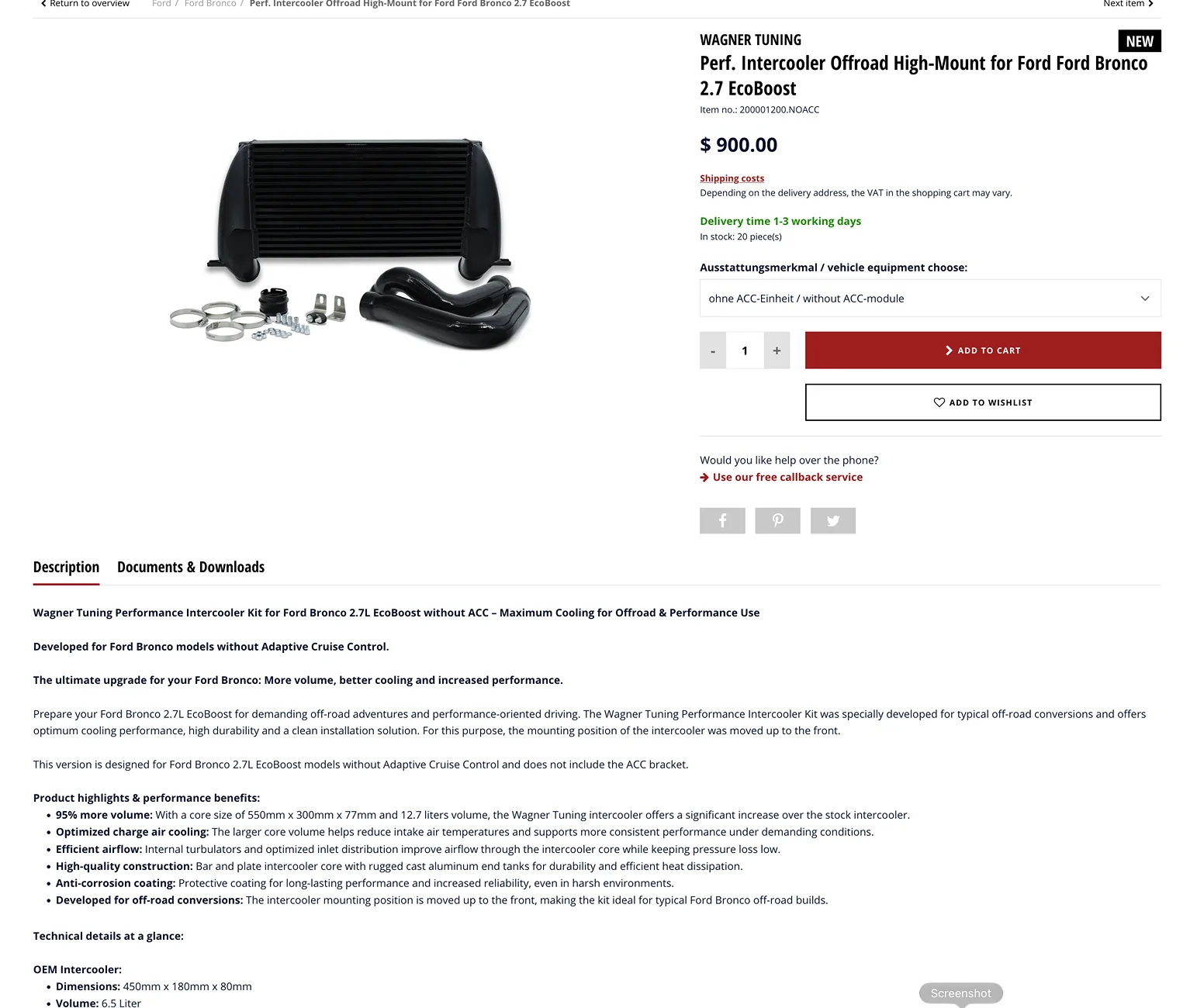 Ford Ranger Ranger Raptor Intercooler List Thread Screenshot 2026-09-07 at 8.16.21 PM