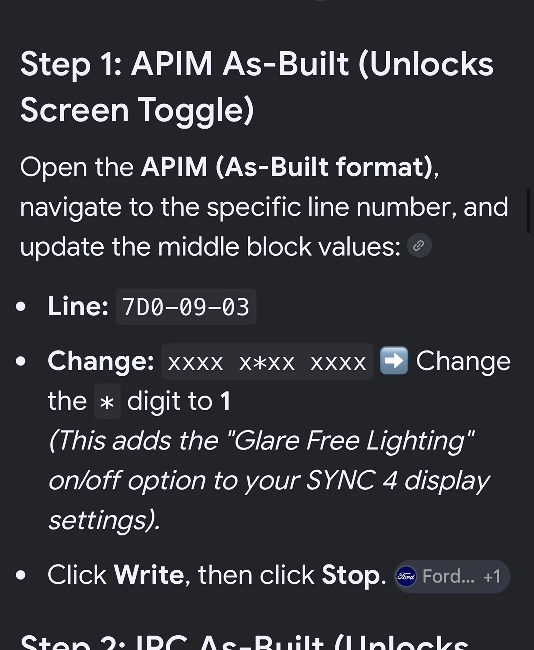 Ford Ranger FORScan NA Ranger 6th Gen (2024+) Crowdsourced Spreadsheet IMG_7978
