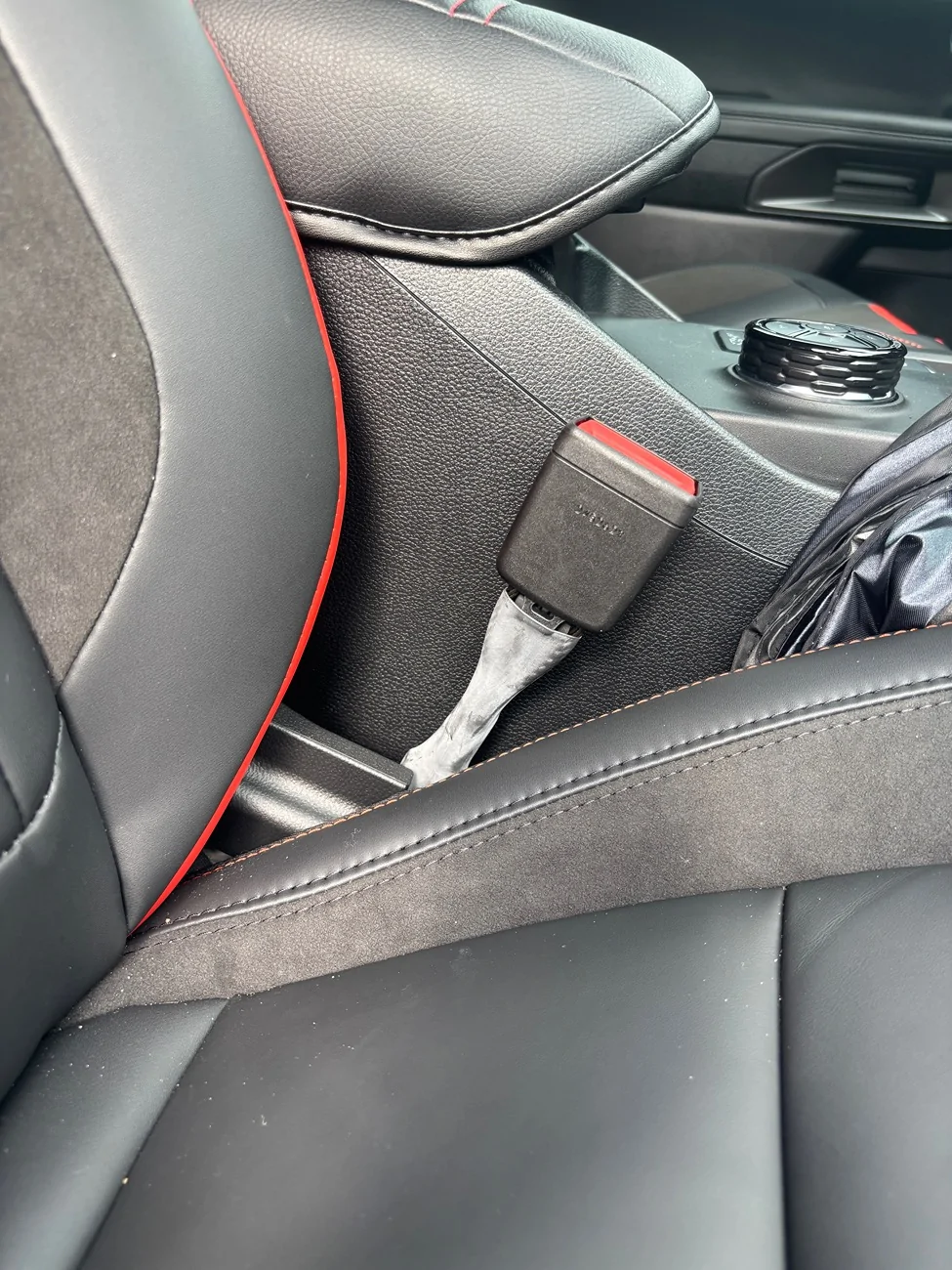 Ford Ranger Why Is This So Ugly? (seat belt cover) IMG_2627