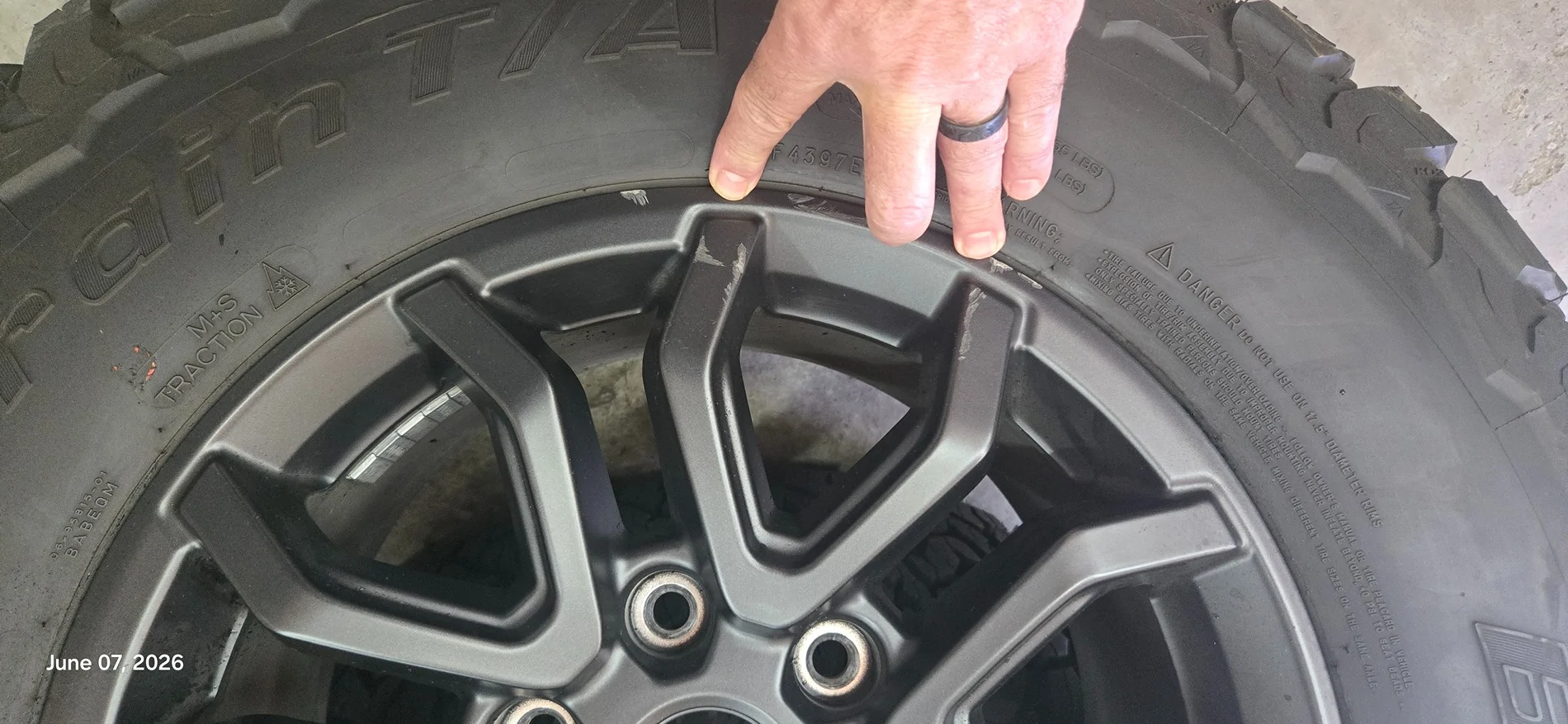 Ford Ranger Ranger Raptor Wheels/tires (5) 20260607_145335