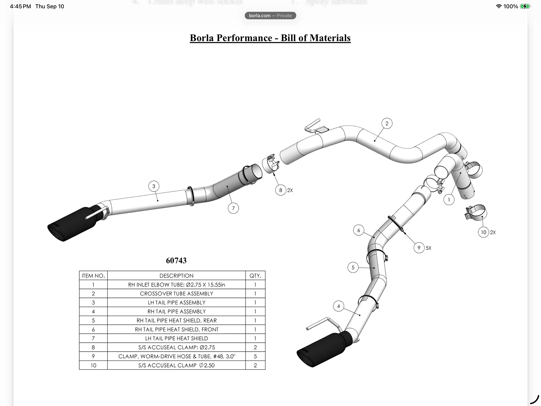 Ford Ranger Ranger Raptor Extreme Exhaust System by Borla - released by Ford Performance Parts IMG_3769