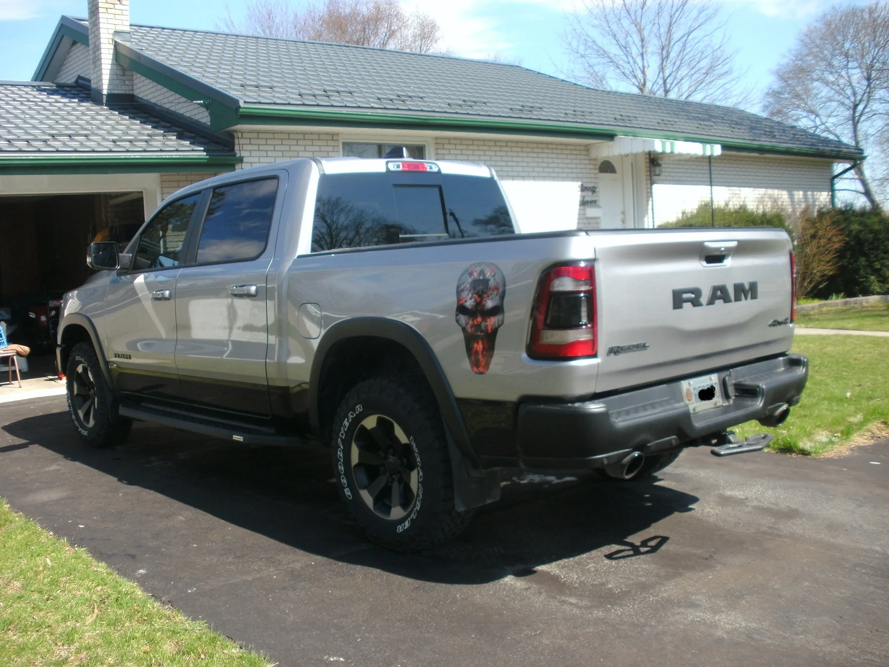 Ford Ranger Go Rhino RB30 Running Boards.. Back drvsidem
