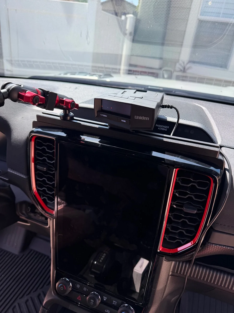 Ford Ranger Bulletpoint Phone Mount Installed tempImageNnPBrO