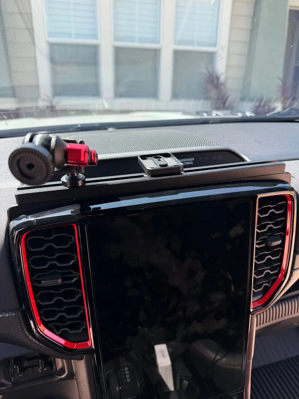 Ford Ranger Bulletpoint Phone Mount Installed tempImageh0cveI