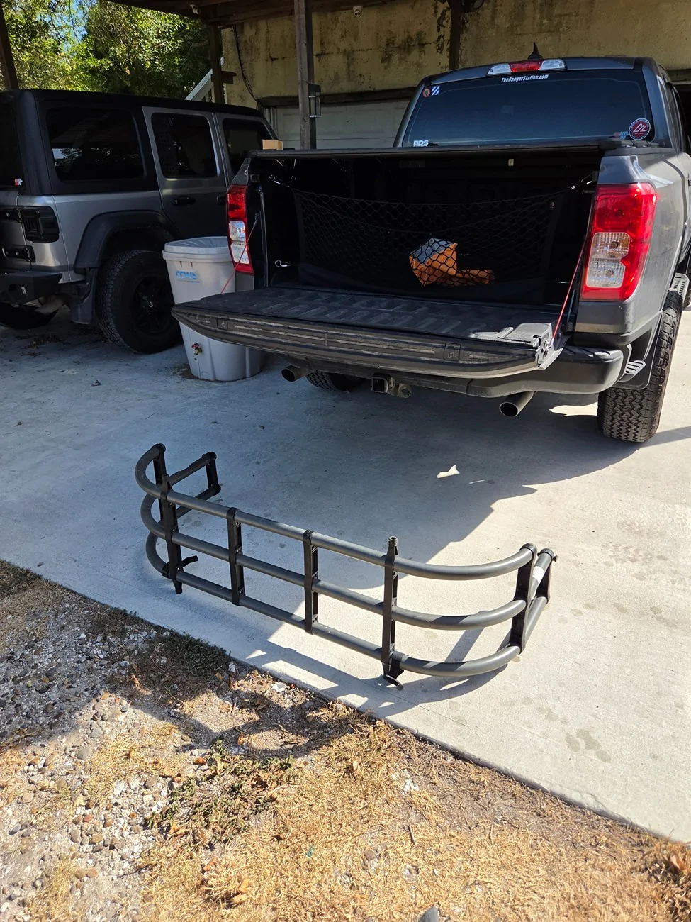 Ford Ranger Inexpensive bed extender (less then 100 dollar kit) 20260914_163025