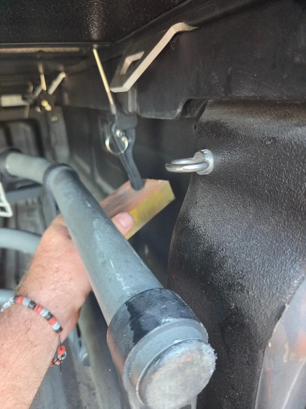 Ford Ranger Inexpensive bed extender (less then 100 dollar kit) 20260914_183331