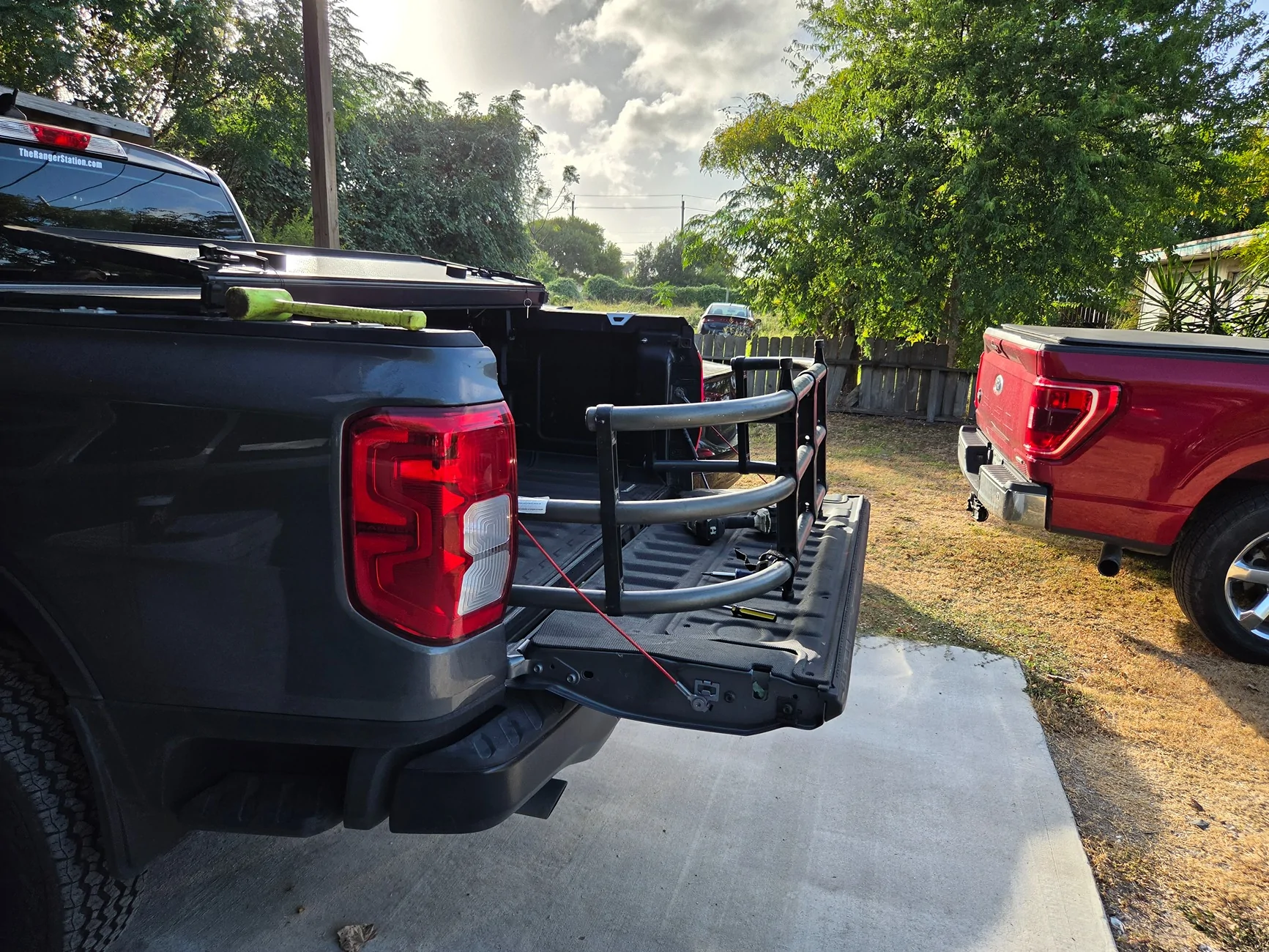 Ford Ranger Inexpensive bed extender (less then 100 dollar kit) 20260914_180716