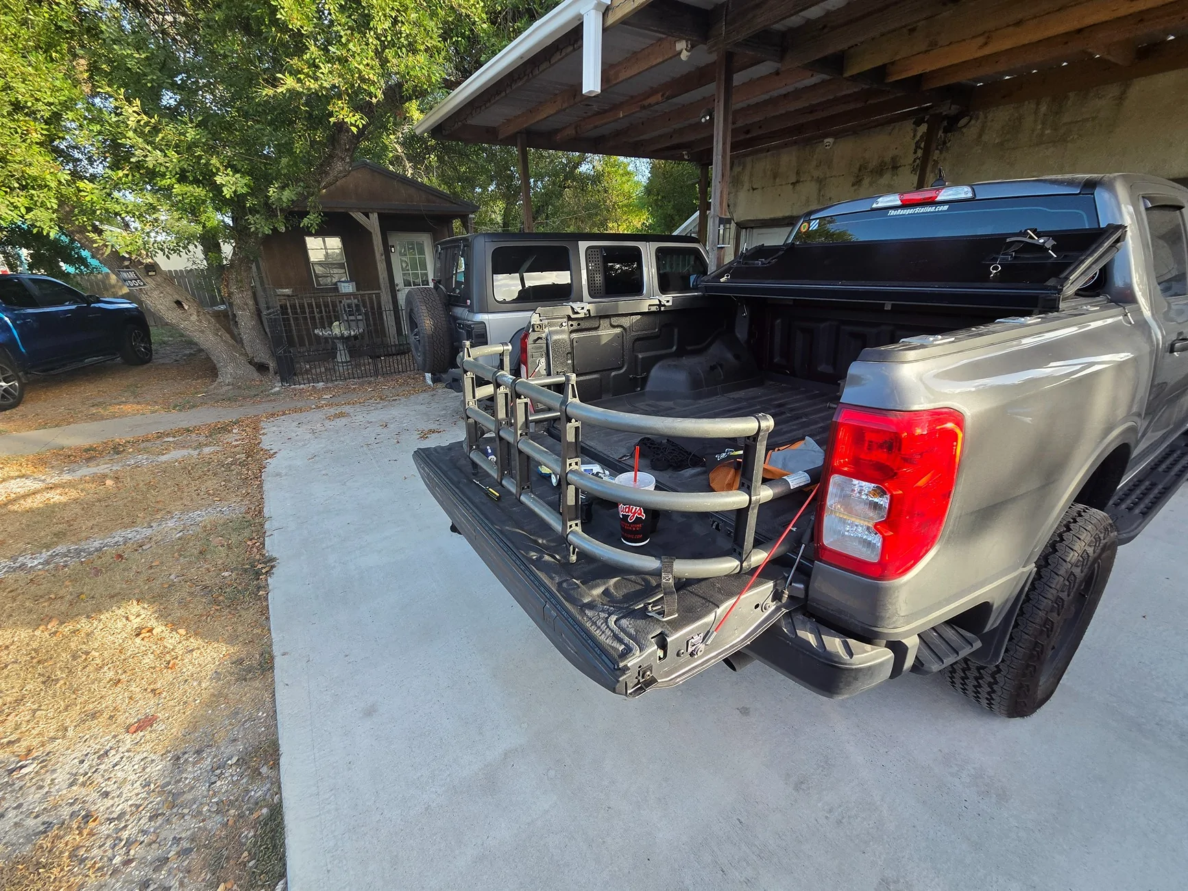 Ford Ranger Inexpensive bed extender (less then 100 dollar kit) 20260914_182358