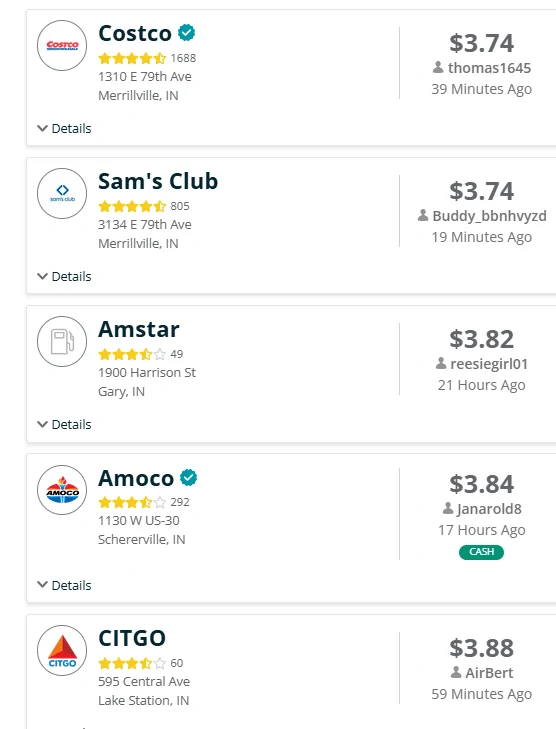 Ford Ranger Gas Prices $4.99 Chicago Suburbs [Admin Warning: No Politics] Screenshot 2026-09-17 134849