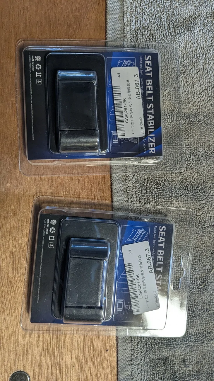 Ford Ranger Rear Seat Seatbelt Retainers PXL_20260918_194315993