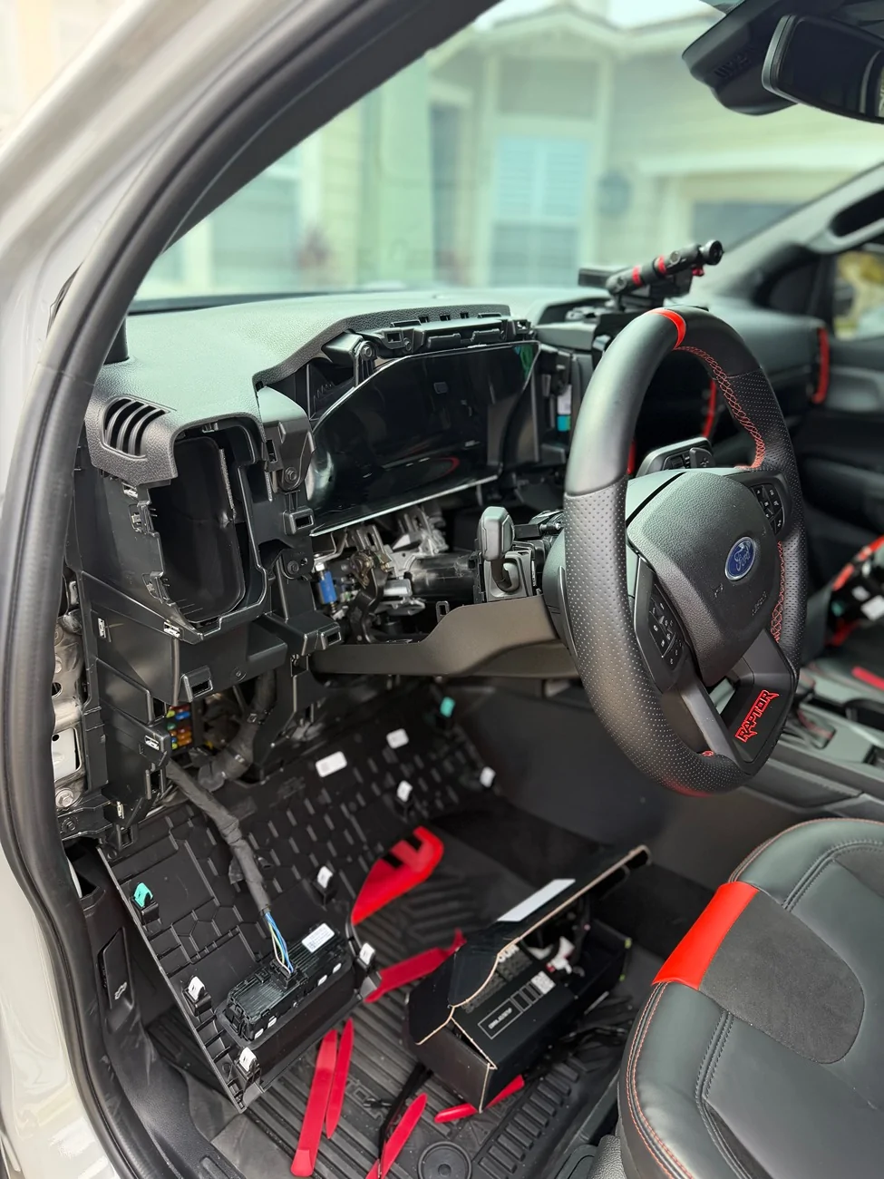 Ford Ranger Hands-free drive Comma.ai Four installed on 2024 Ranger Raptor IMG_2439