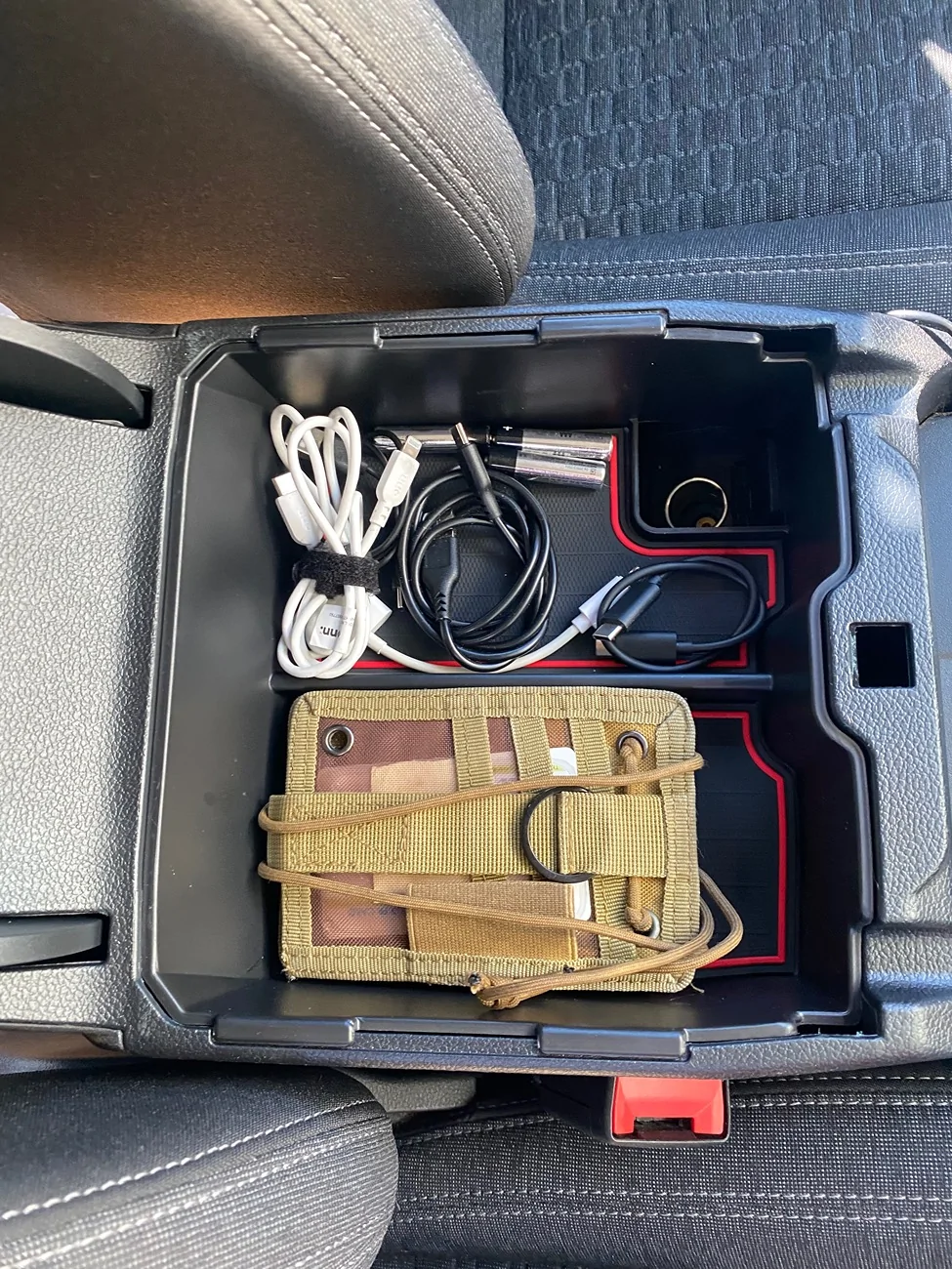 Ford Ranger Muslogy Two-Tier Console Box Organizer - review IMG_2053