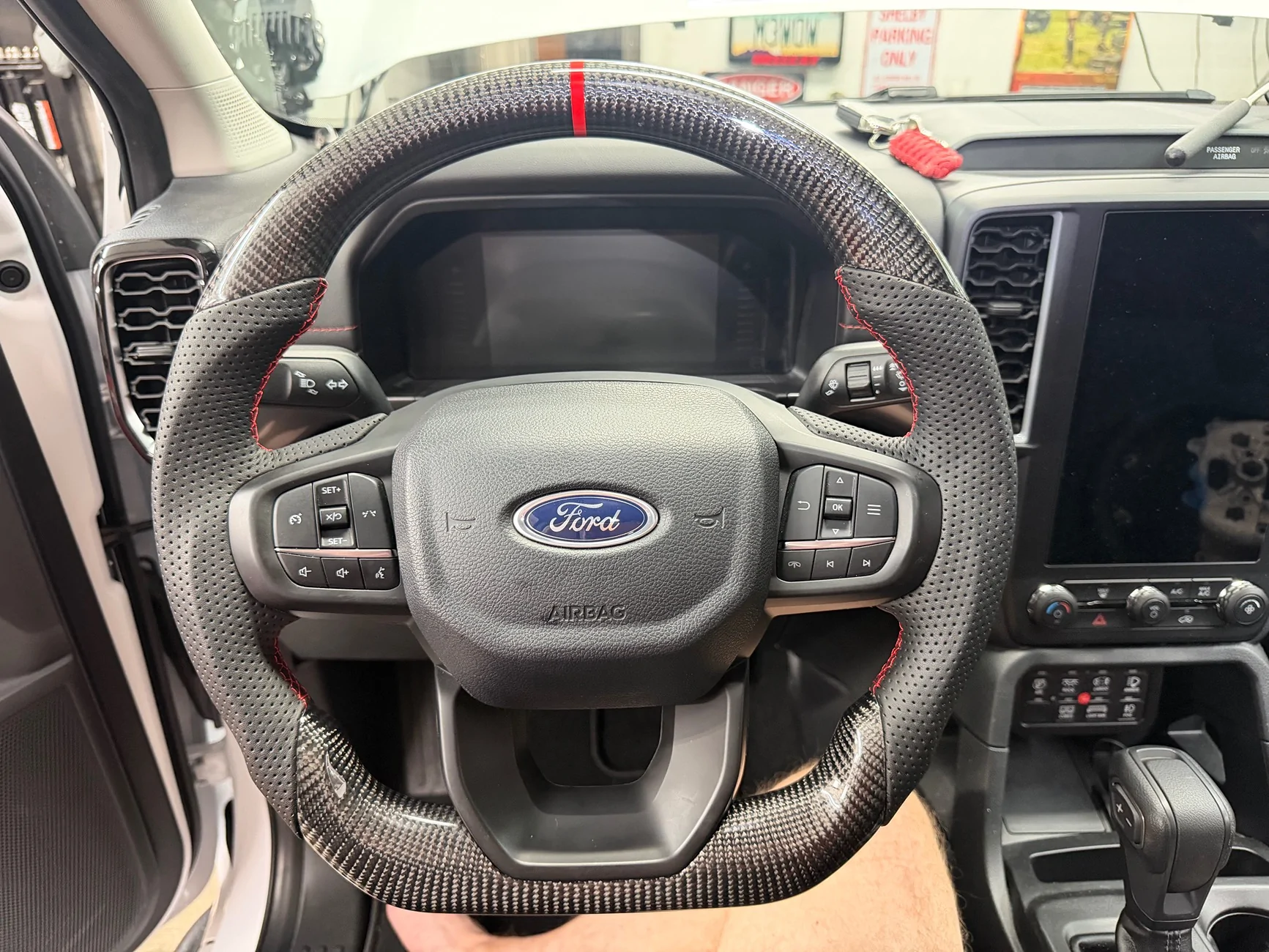Ford Ranger New steering wheel from evil bay IMG_0697