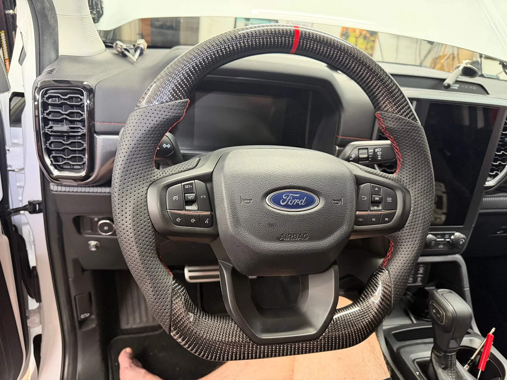 Ford Ranger New steering wheel from evil bay IMG_0698