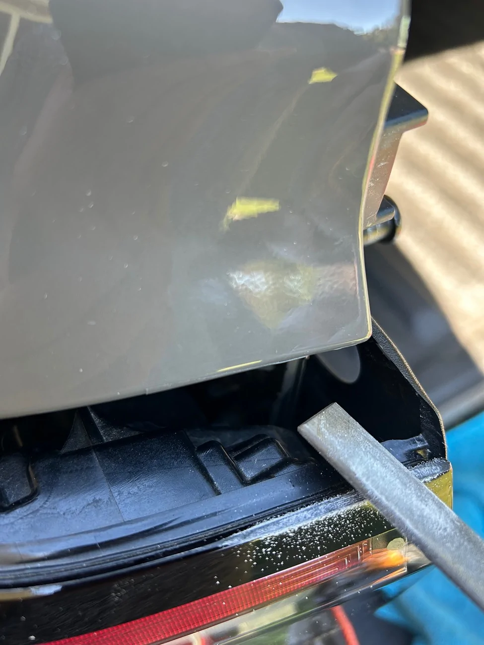 Ford Ranger Paint chipping above the tail light IMG_6491
