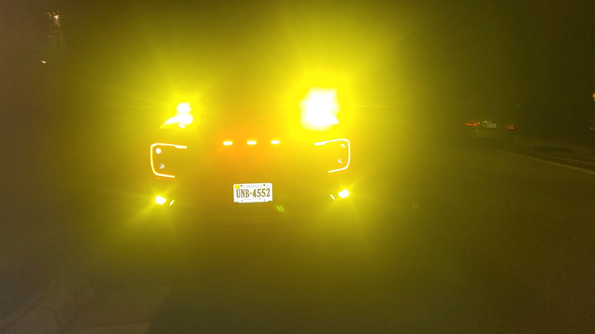 Ford Ranger First mod - Amber DRL & grill lights 20260717_051117