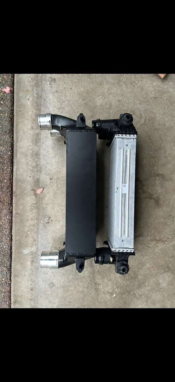 Ford Ranger Intercooler comparison - stock spot vs big chungus IMG_0961